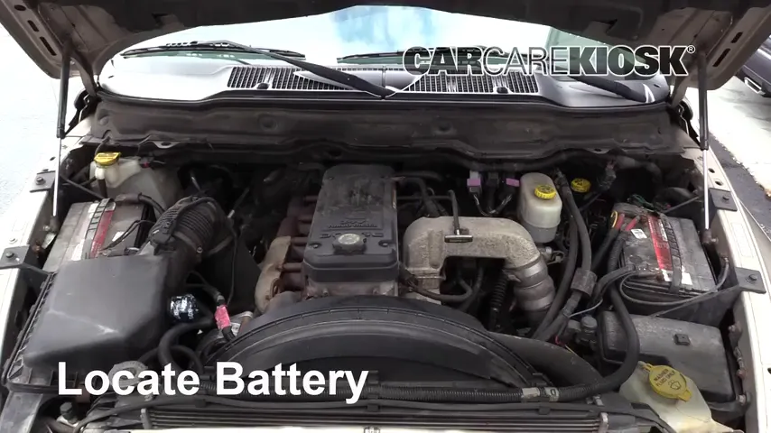 2004 Dodge Ram 2500 ST 5.9L 6 Cyl. Turbo Diesel Crew Cab Pickup (4 Door) Battery Replace